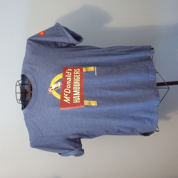 Apparel Collection Shirts Mcdonalds Hamburgers First Edition Mens